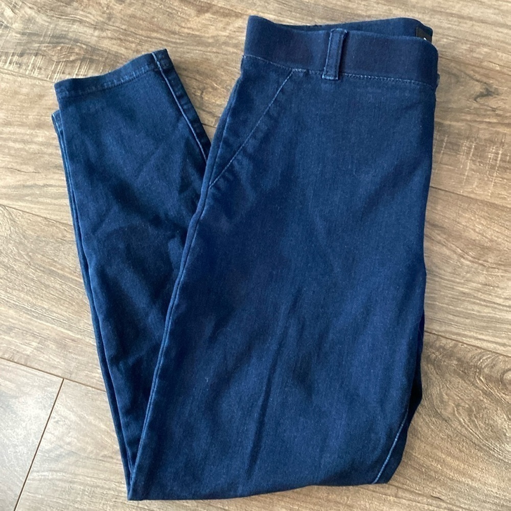 Beta brand dark denim skinny jeans size Small short petite